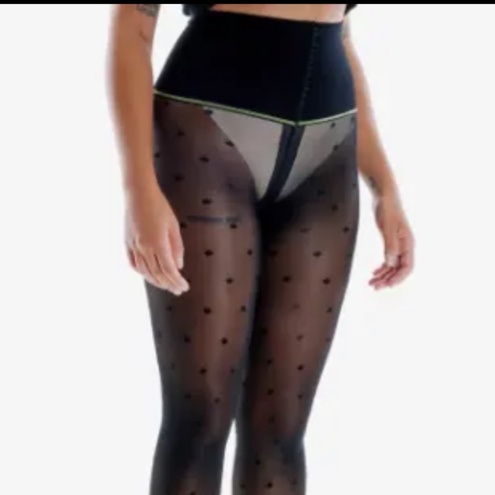 Sheertex polka dot tights size small!